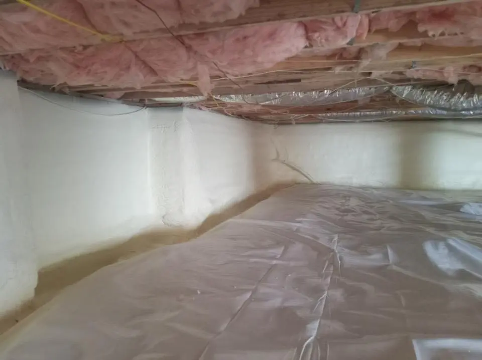 Crawl space encapsulation with closed-cell spray foam for Attic Insulation in Wheat Ridge